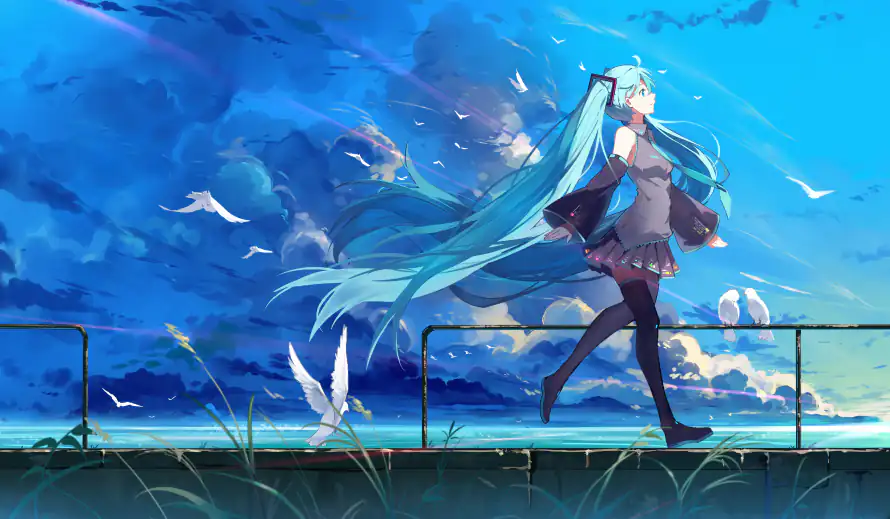 3k初音壁纸-初音未来 - 虚拟歌手-免费下载「哲风壁纸」