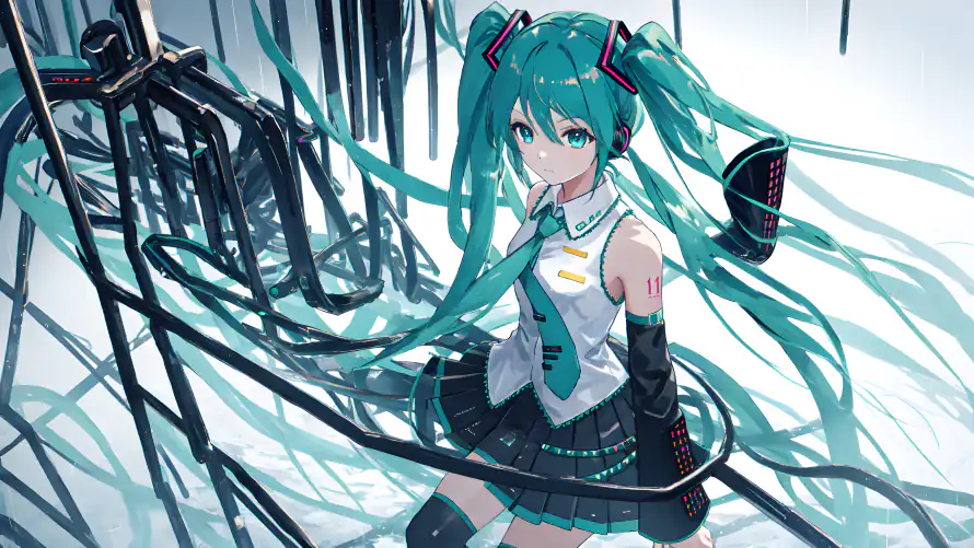6k初音壁纸-公主殿下 - 初音未来-虚拟歌手「哲风壁纸」