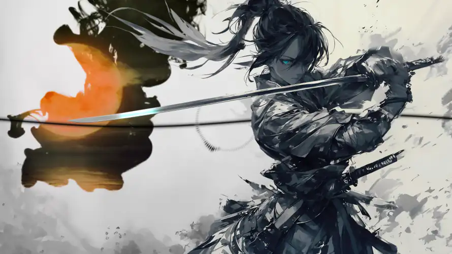 4k水墨壁纸 - 纪清 - 丐帮少主 - wallpaper「哲风壁纸」