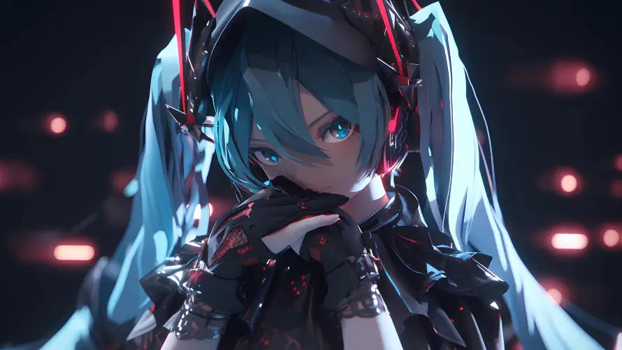 3k二次元壁纸-初音未来 - 桌面-免费下载「哲风壁纸」