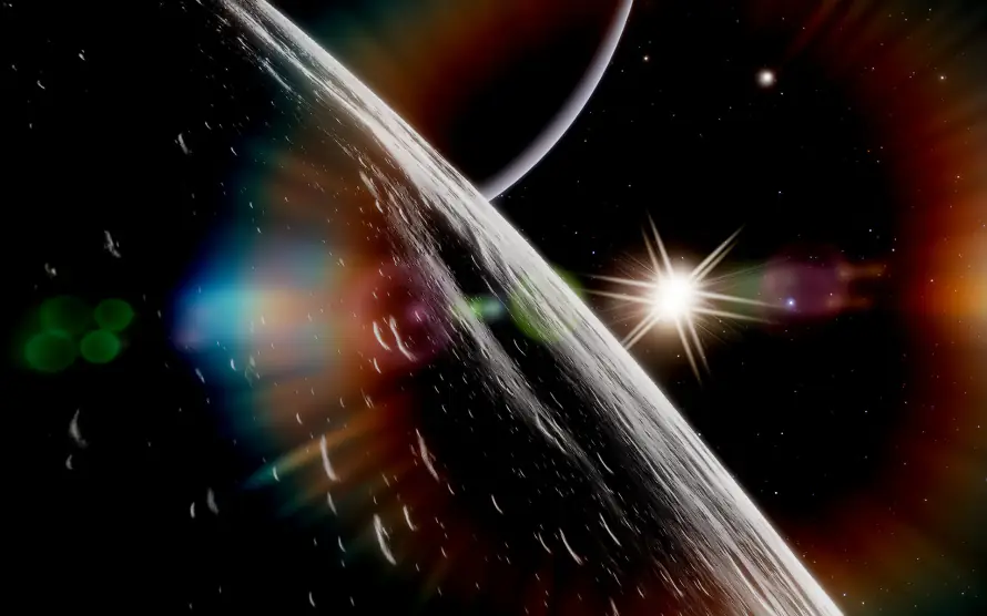 2k卫星壁纸-双星系统 - 超级木星-免费下载「哲风壁纸」