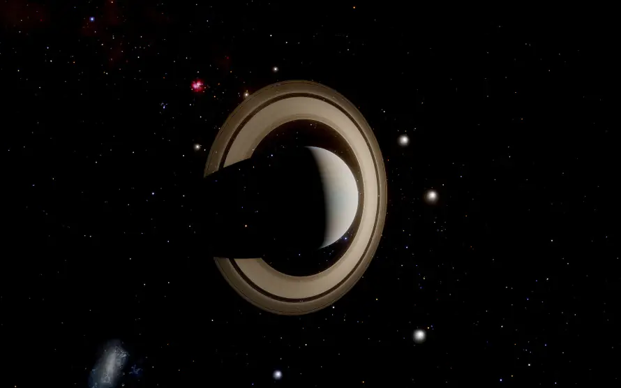 2k土星壁纸-土星和星空 - 桌面-免费下载「哲风壁纸」