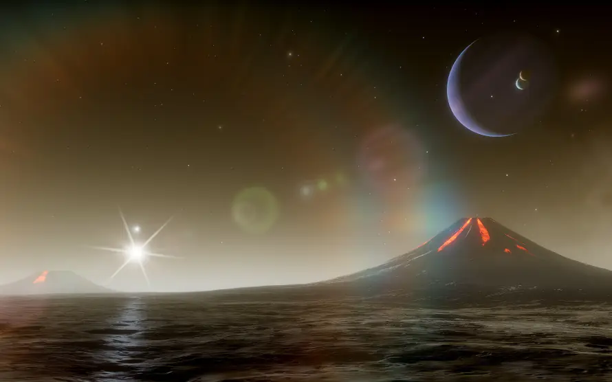 2k卫星壁纸-恒星 - 星芒-火山「哲风壁纸」 2k卫星壁纸-恒星 - 星芒-火山「哲风壁纸」