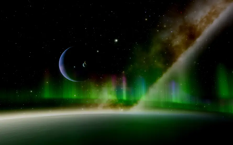 2k星系壁纸-极光 - 行星-免费下载「哲风壁纸」 2k星系壁纸-极光 - 行星-免费下载「哲风壁纸」