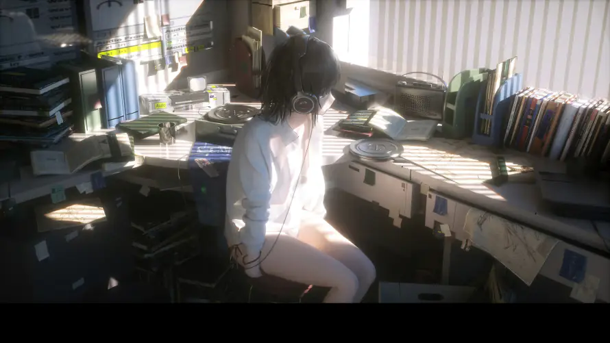 4k室内壁纸-少女 - 桌面-免费下载「哲风壁纸」