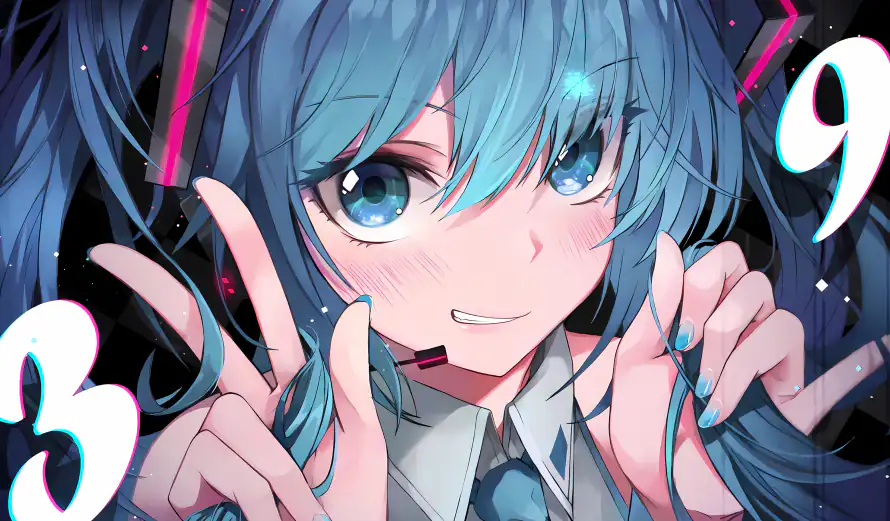 4k美女壁纸-初音未来 - 二次元女孩-免费下载「哲风壁纸」