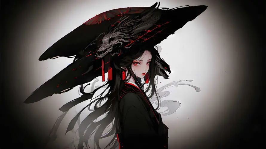 4k插画壁纸-尹/出水芙蓉 - 桌面-免费下载「哲风壁纸」