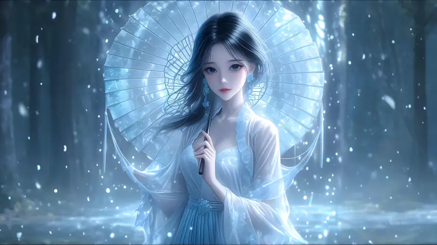 4k插画壁纸-经/出水芙蓉 - 桌面-免费下载「哲风壁纸」