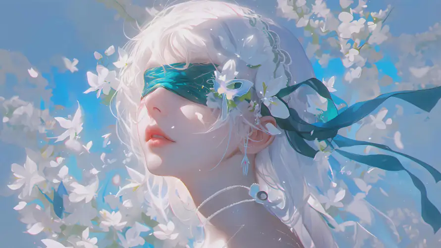 4k插画壁纸-律/出水芙蓉 - 桌面-免费下载「哲风壁纸」