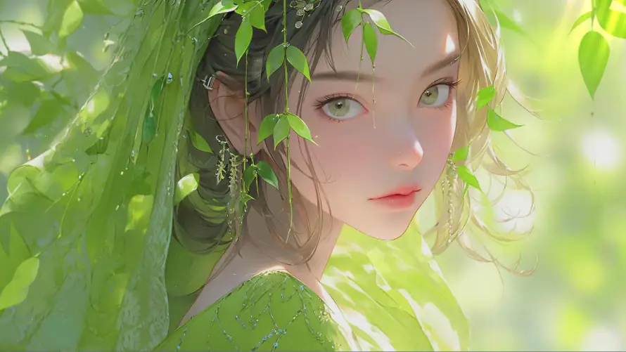 2k插画壁纸-新/出水芙蓉 - 桌面-免费下载「哲风壁纸」