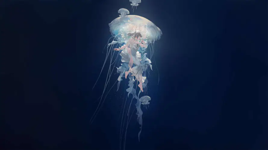4k插画壁纸 - 圣/出水芙蓉 - 电脑壁纸 - wallpaper「哲风壁纸」