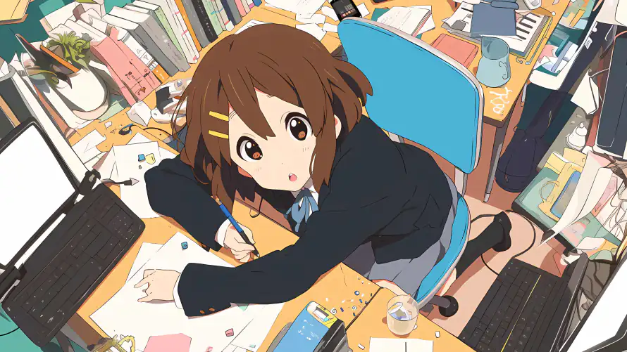 4k少女壁纸-动漫学生 - 桌面-免费下载「哲风壁纸」