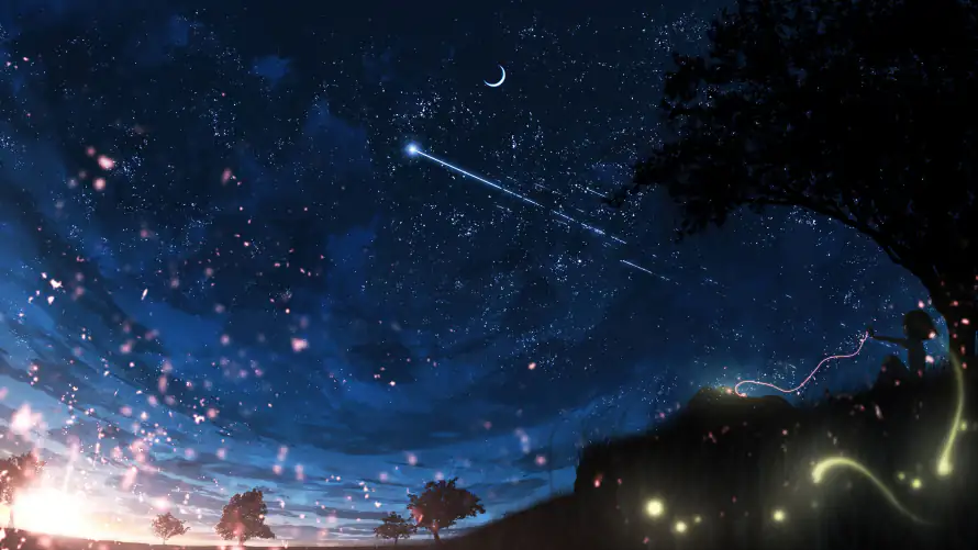4k插画壁纸-星空 - 桌面-免费下载「哲风壁纸」