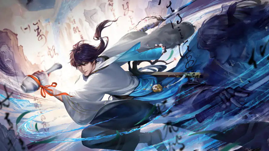 4k李白壁纸 - 诗剑行 - 王者荣耀 - wallpaper「哲风壁纸」