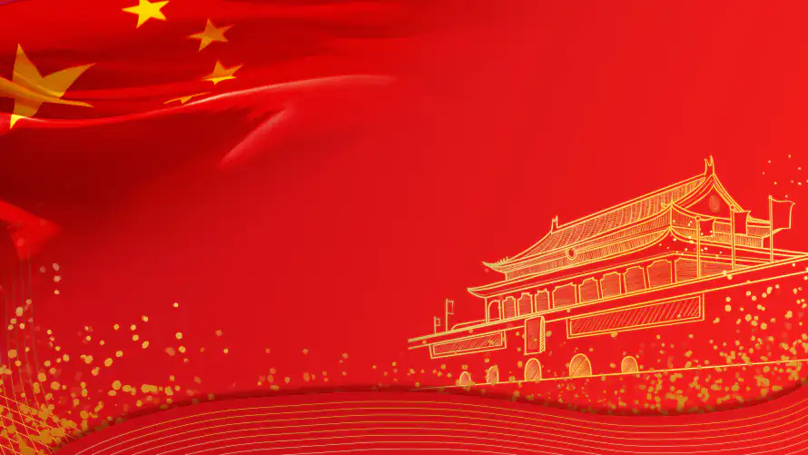 4k中国红壁纸-国庆壁纸 - 祖国万岁-免费下载「哲风壁纸」