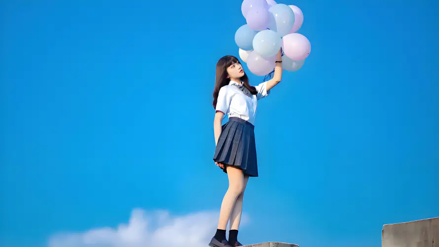 4k美女壁纸-jk - 桌面-免费下载「哲风壁纸」