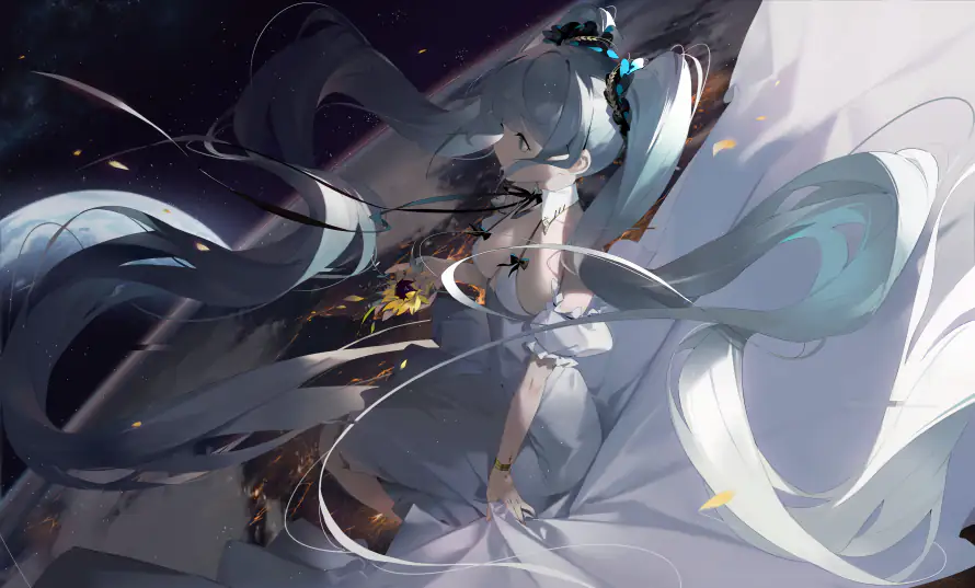 8k美少女壁纸-初音未来 - 桌面-免费下载「哲风壁纸」