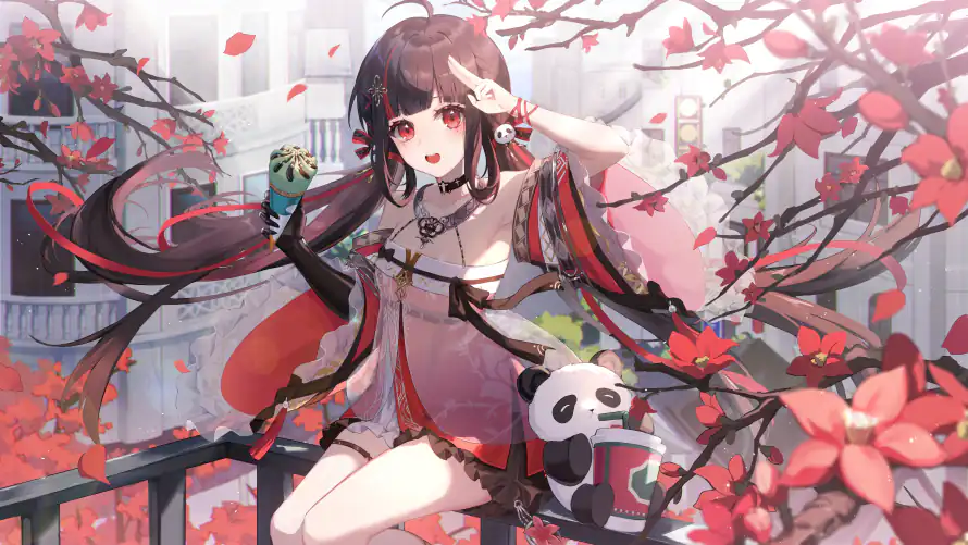9k可爱壁纸-美腿 - 美少女-免费下载「哲风壁纸」
