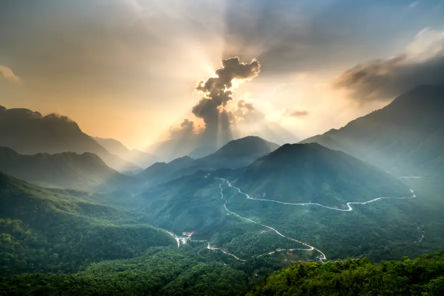 4k云霞壁纸 - 山林 - 电脑壁纸 - wallpaper「哲风壁纸」