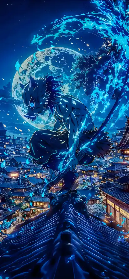 4k鬼灭之刃壁纸 - 嘴平伊之助 - 手机壁纸 - wallpaper「哲风壁纸」