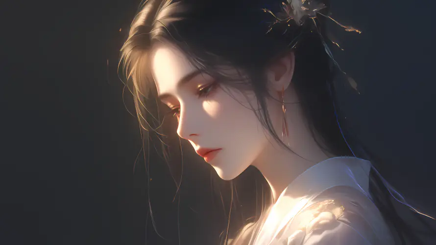 4k动漫美女壁纸-古风艺术 - 桌面-免费下载「哲风壁纸」