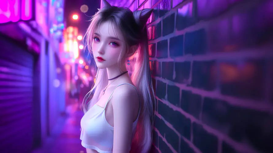 2kAI壁纸-美女 - 桌面-免费下载「哲风壁纸」