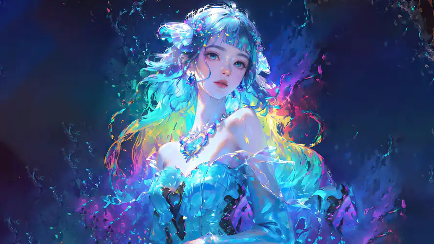 4k动漫壁纸-美女 - 桌面-免费下载「哲风壁纸」
