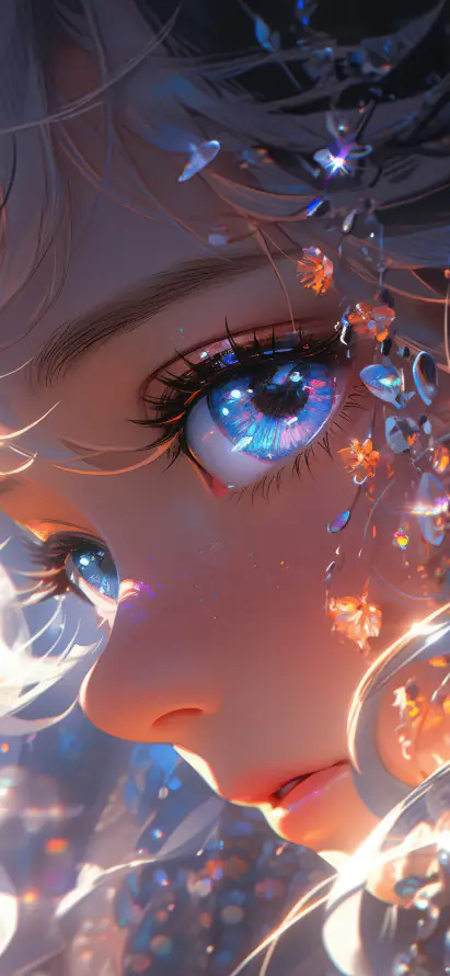 4kAI壁纸 - 眼睛 - 美女 - wallpaper「哲风壁纸」