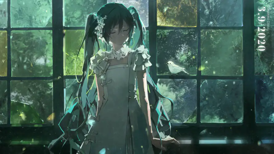 4k初音壁纸 - 绿 - 电脑壁纸 - wallpaper「哲风壁纸」 4k初音壁纸 - 绿 - 电脑壁纸 - wallpaper「哲风壁纸」