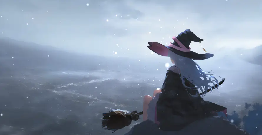5k魔女壁纸-扫把巫女 - 桌面-免费下载「哲风壁纸」 5k魔女壁纸-扫把巫女 - 桌面-免费下载「哲风壁纸」