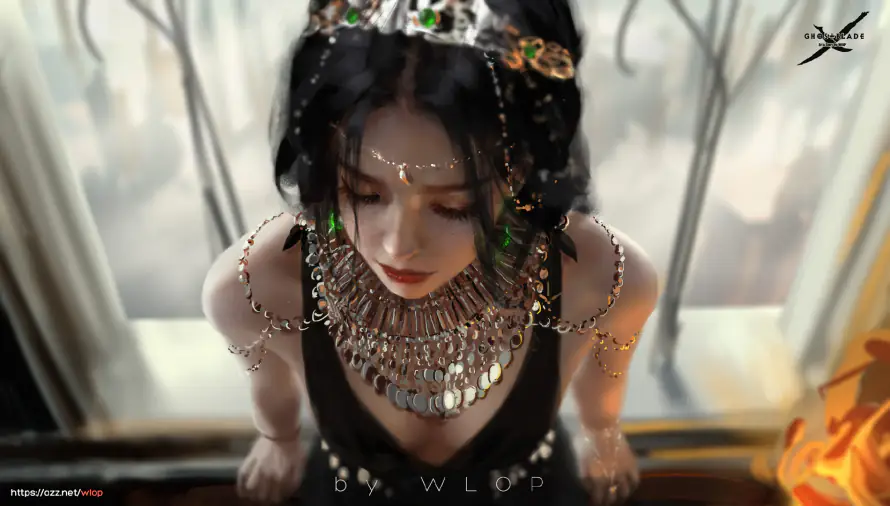 2k美女壁纸-鬼刀风铃 - 桌面-免费下载「哲风壁纸」