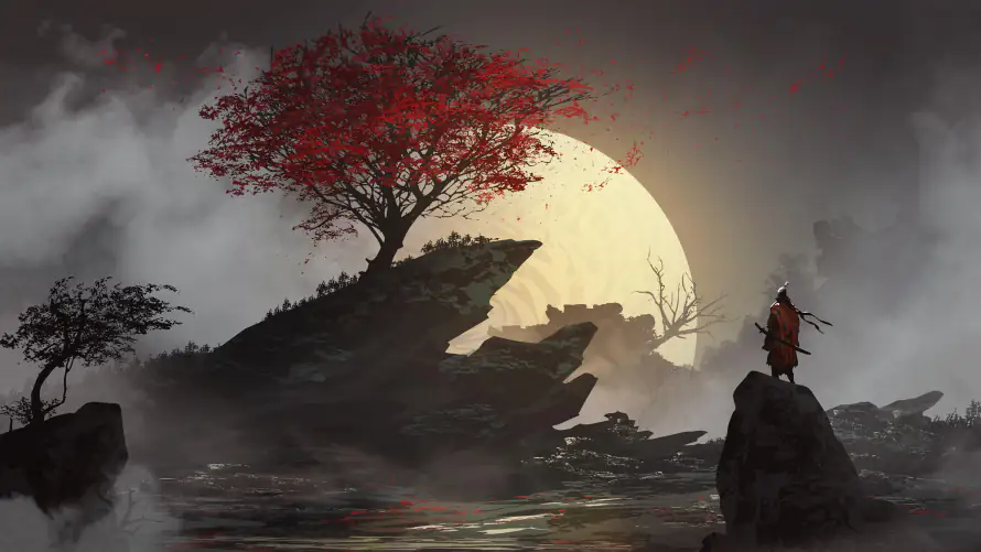 3k插画壁纸-魍/出水芙蓉 - 桌面-免费下载「哲风壁纸」