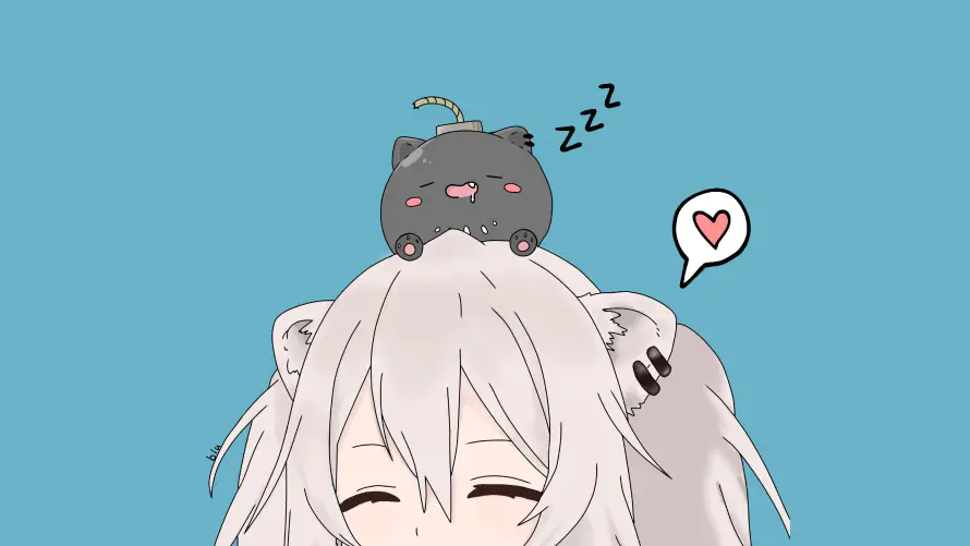 3k插画壁纸-猫儿娘 - 桌面-免费下载「哲风壁纸」