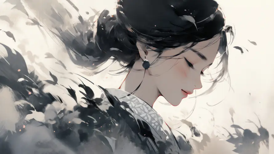 4k插画壁纸 - 墨/出水芙蓉 - 电脑壁纸 - wallpaper「哲风壁纸」 4k插画壁纸 - 墨/出水芙蓉 - 电脑壁纸 - wallpaper「哲风壁纸」