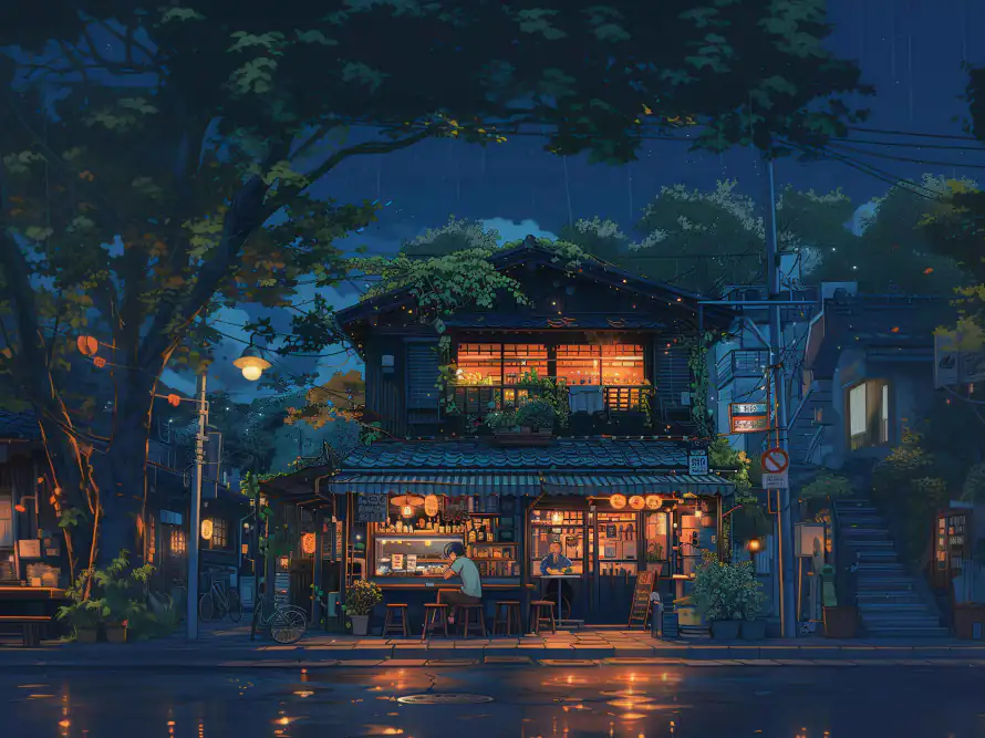 4k商店壁纸-夜晚 - 桌面-免费下载「哲风壁纸」