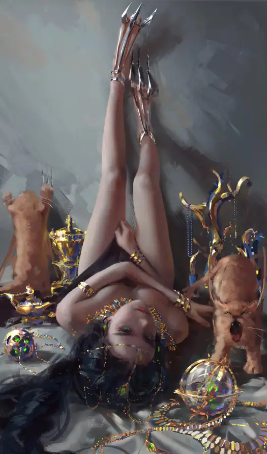 4k美女壁纸 - 鬼刀 - 手机壁纸 - wallpaper「哲风壁纸」