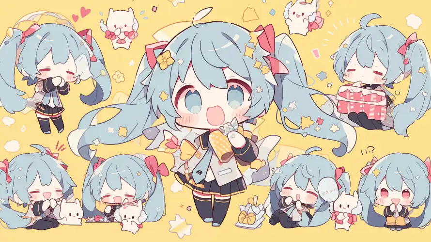 3k动漫壁纸-初音未来 - 桌面-免费下载「哲风壁纸」