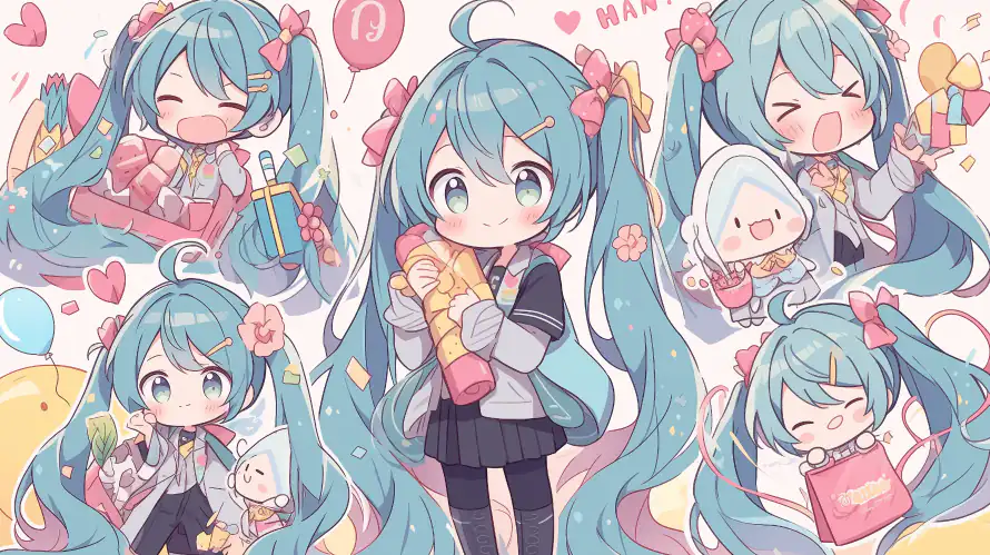 3k动漫壁纸-初音未来 - 桌面-免费下载「哲风壁纸」