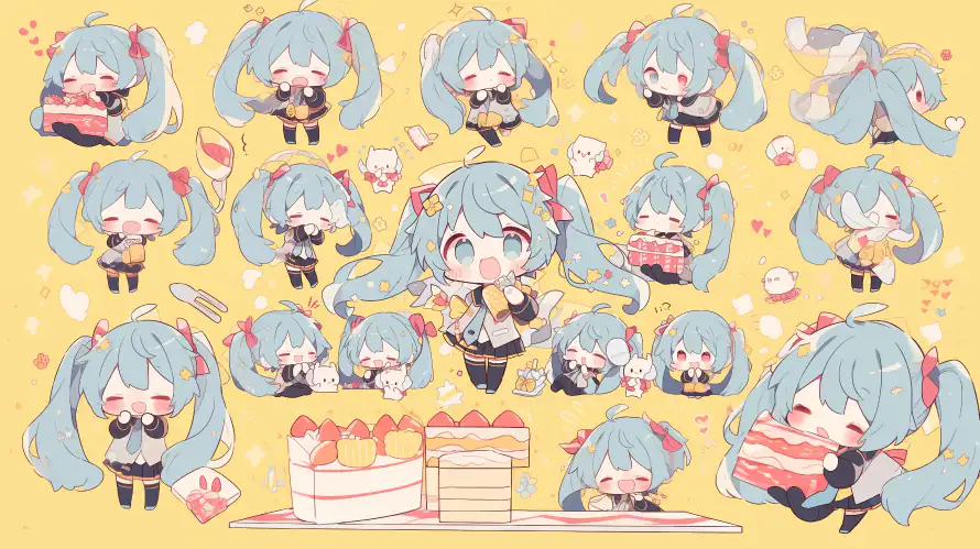 3k动漫壁纸-初音未来 - 桌面-免费下载「哲风壁纸」