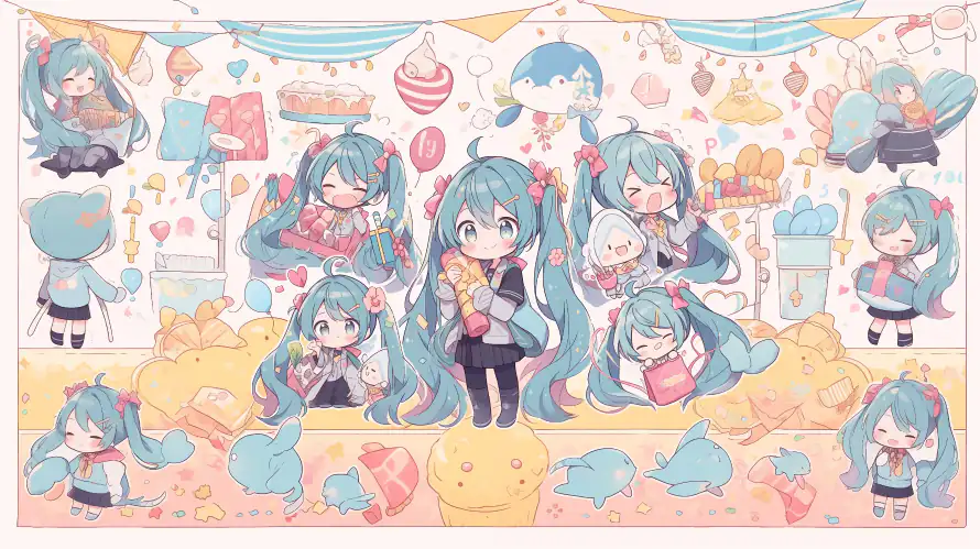 3k动漫壁纸-初音未来 - 桌面-免费下载「哲风壁纸」