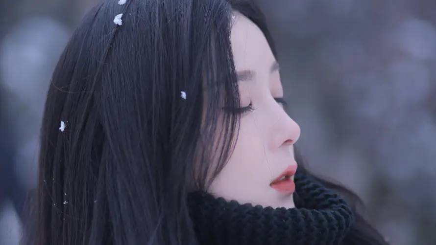 4k美女壁纸-雪 - 桌面-免费下载「哲风壁纸」