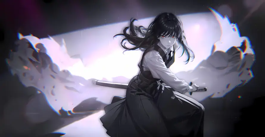 4k剑客壁纸-少女 - 桌面-免费下载「哲风壁纸」