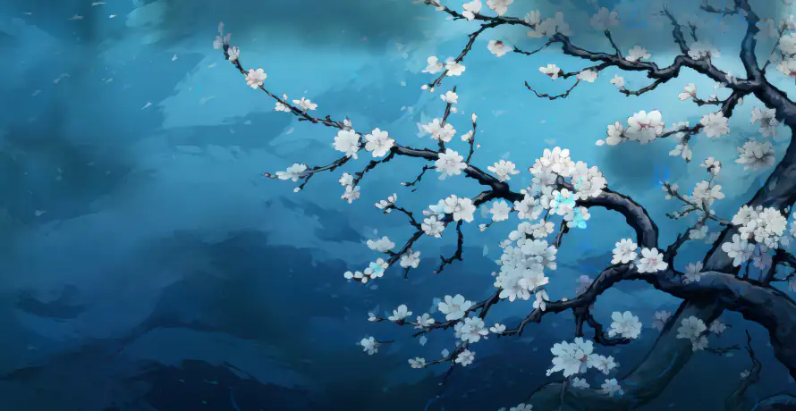 5k插画壁纸-花 - 桌面-免费下载「哲风壁纸」