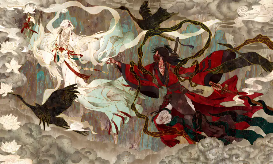 4k古风画壁纸-牛郎织女改编 - 桌面-免费下载「哲风壁纸」