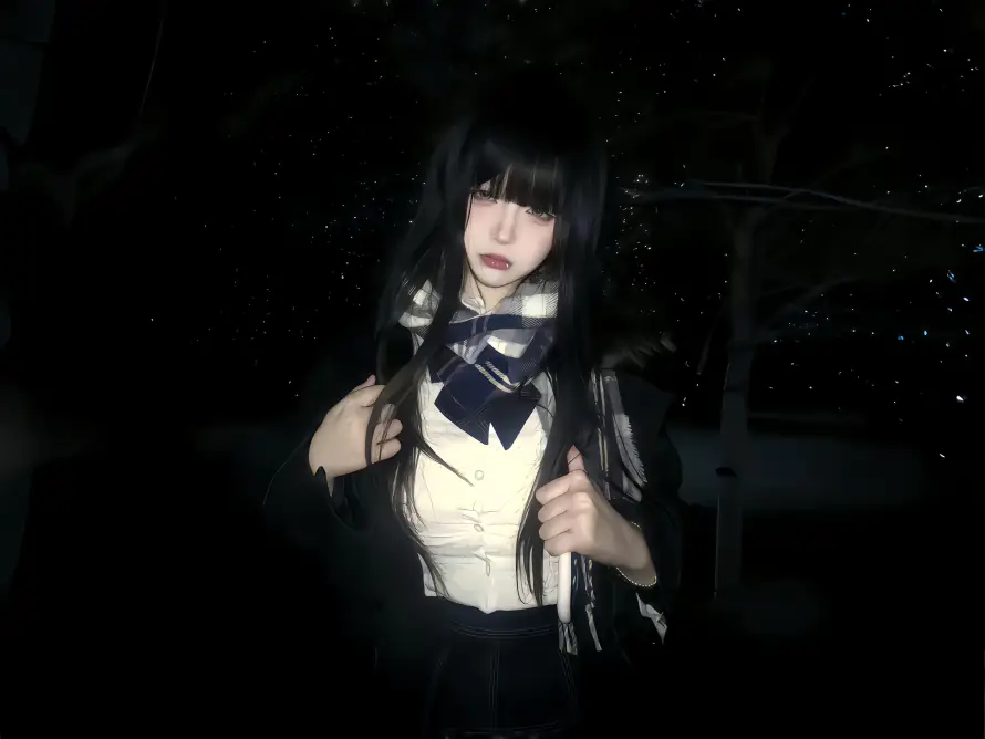 5k制服壁纸-少女 - 真人-免费下载「哲风壁纸」