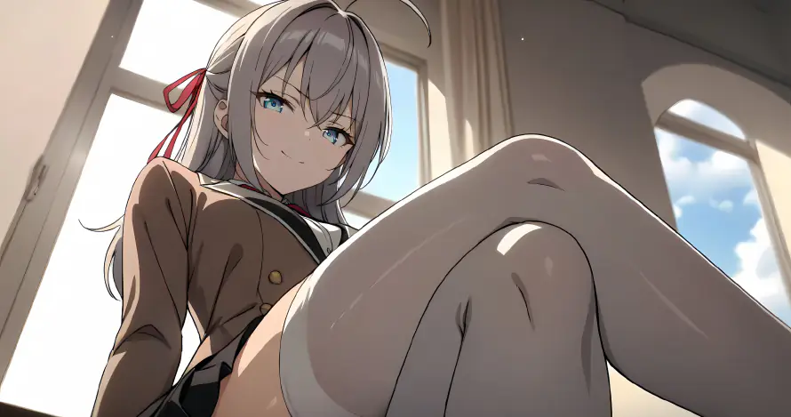 5k少女壁纸-jk - 桌面-免费下载「哲风壁纸」