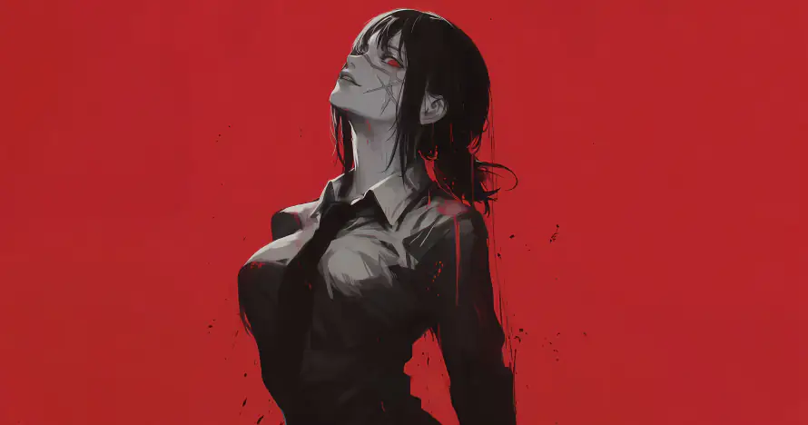4k御姐壁纸 - 电锯 - 玛奇玛 - wallpaper「哲风壁纸」