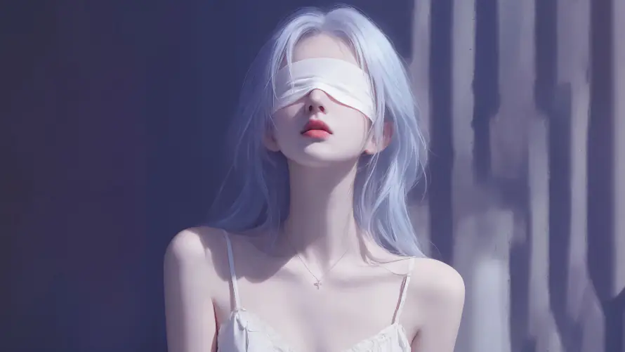 4k美女壁纸-蒙面 - 桌面-免费下载「哲风壁纸」