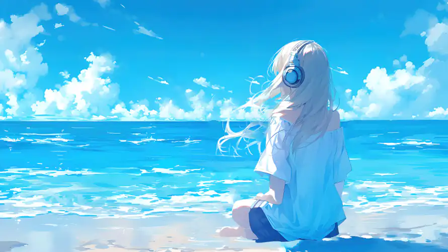 4k一个人壁纸 - 海 - 电脑壁纸 - wallpaper「哲风壁纸」