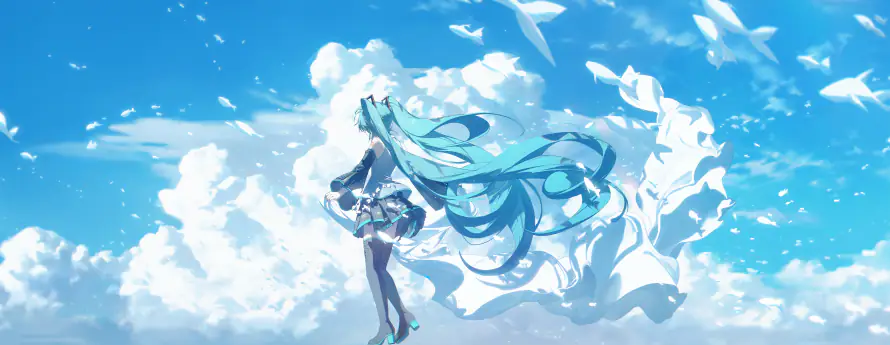 7k初音壁纸-虚拟歌姬 - 桌面-免费下载「哲风壁纸」